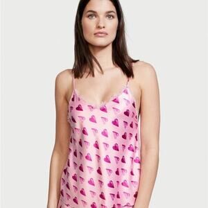 Victoria's Secret Pink Heart Cami Large